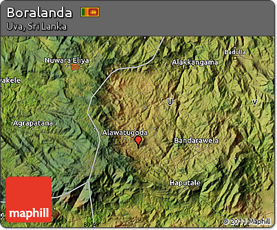 Satellite Map of Boralanda