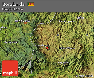 Satellite Map of Boralanda