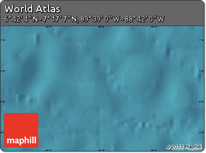 Satellite Map of the Area around 6° 59' 36" N, 89° 10' 30" W