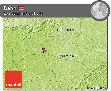 Physical 3D Map of Bahn