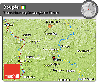 Physical 3D Map of Bouple