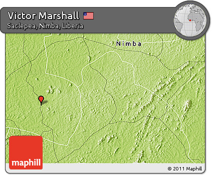 Physical 3D Map of Victor Marshall