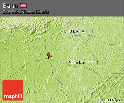 Physical 3D Map of Bahn