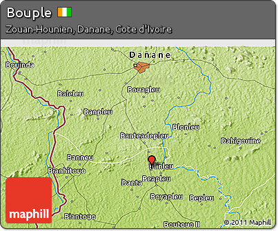 Physical 3D Map of Bouple