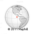 Outline Map of the Area around 6° 59' 36" N, 92° 34' 29" W, rectangular outline