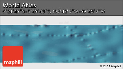 Satellite Panoramic Map of the Area around 6° 7' 16" S, 100° 13' 29" W