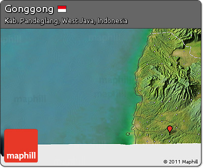 Satellite 3D Map of Gonggong