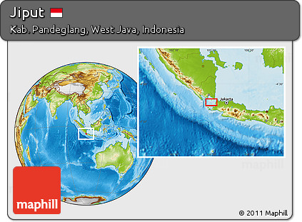 Physical Location Map of Jiput