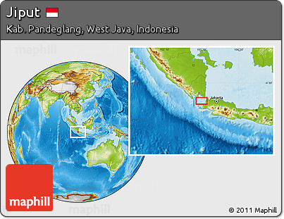 Physical Location Map of Jiput