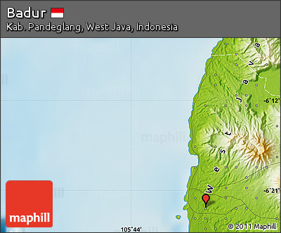 Physical Map of Badur