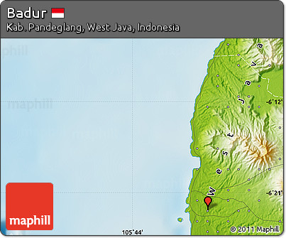 Physical Map of Badur