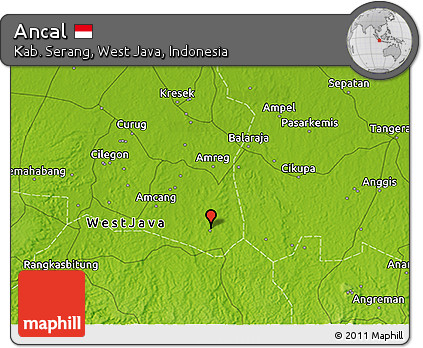 Physical 3D Map of Ancal