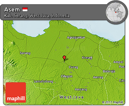 Physical 3D Map of Asem