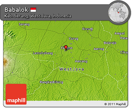 Physical 3D Map of Babalok