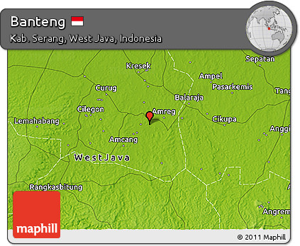 Physical 3D Map of Banteng