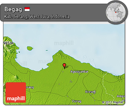 Physical 3D Map of Begag
