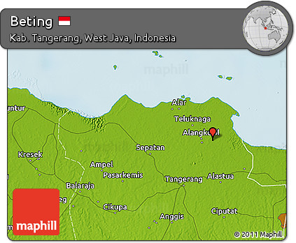 Physical 3D Map of Beting