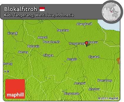 Physical 3D Map of Blokalfitroh