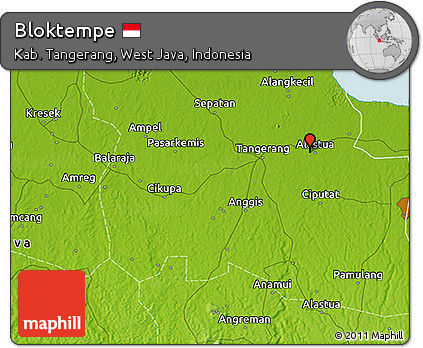 Physical 3D Map of Bloktempe