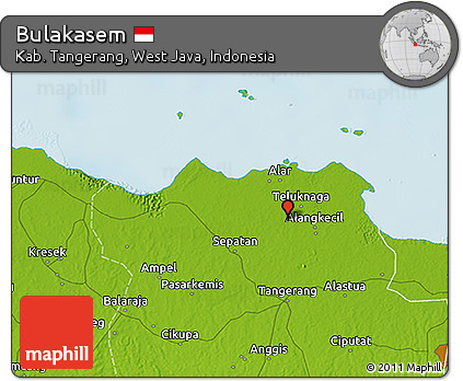 Physical 3D Map of Bulakasem