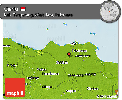 Physical 3D Map of Cariu