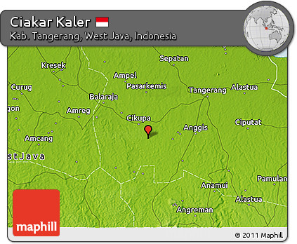 Physical 3D Map of Ciakar Kaler