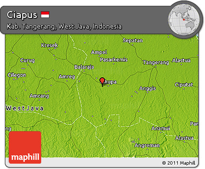 Physical 3D Map of Ciapus