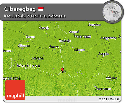 Physical 3D Map of Cibaregbeg