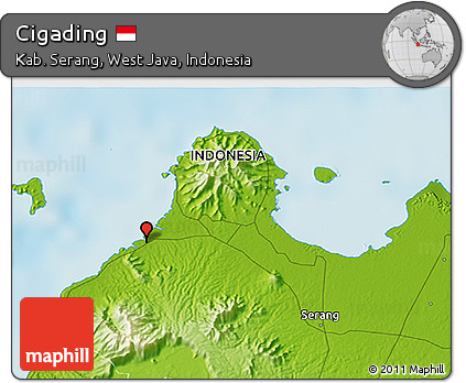 Physical 3D Map of Cigading