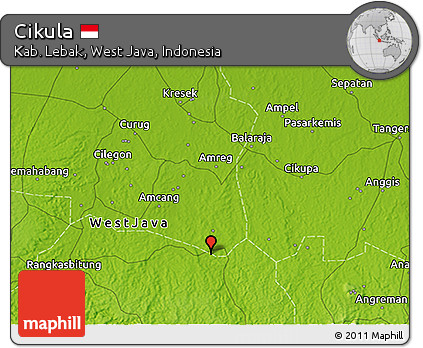 Physical 3D Map of Cikula