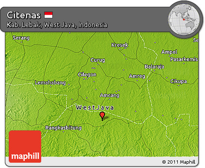 Physical 3D Map of Citenas