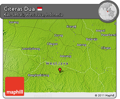 Physical 3D Map of Citeras Dua