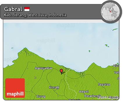 Physical 3D Map of Gabral