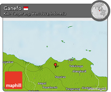 Physical 3D Map of Ganefo