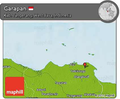 Physical 3D Map of Garapan