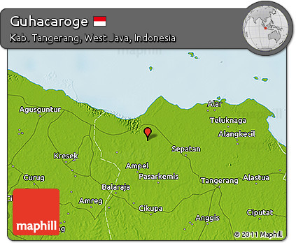 Physical 3D Map of Guhacaroge