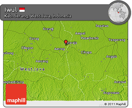 Physical 3D Map of Iwul
