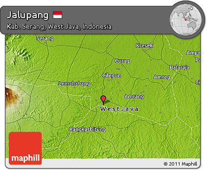 Physical 3D Map of Jalupang