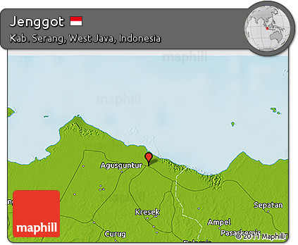 Physical 3D Map of Jenggot