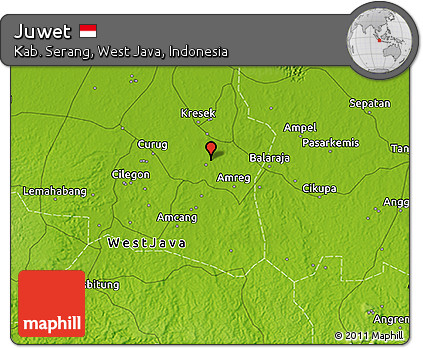 Physical 3D Map of Juwet