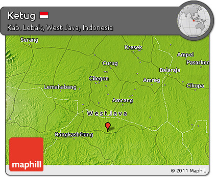 Physical 3D Map of Ketug