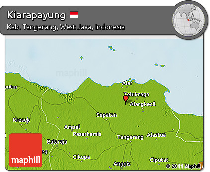 Physical 3D Map of Kiarapayung