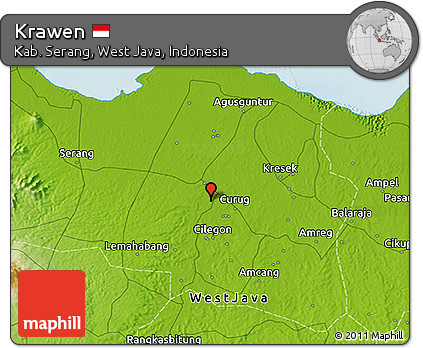 Physical 3D Map of Krawen