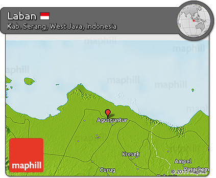 Physical 3D Map of Laban
