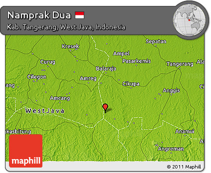 Physical 3D Map of Namprak Dua
