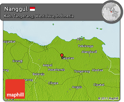 Physical 3D Map of Nanggul