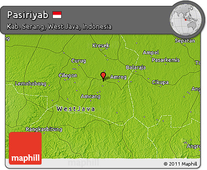 Physical 3D Map of Pasiriyab