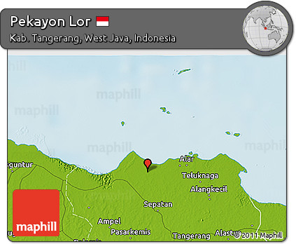Physical 3D Map of Pekayon Lor