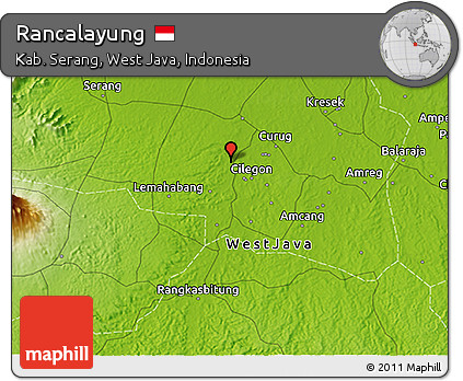 Physical 3D Map of Rancalayung