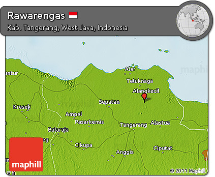 Physical 3D Map of Rawarengas